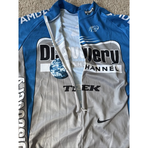 NWT Nike‎ Trek Large Pro Cycling Team Jersey Discovery Channel 2006 - Picture 2 of 9